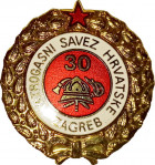 VM 2041  Vatrogasna spomenica za 30 godišnji aktivan rad u dobrovoljnom vatrogastvu (1963   1990)